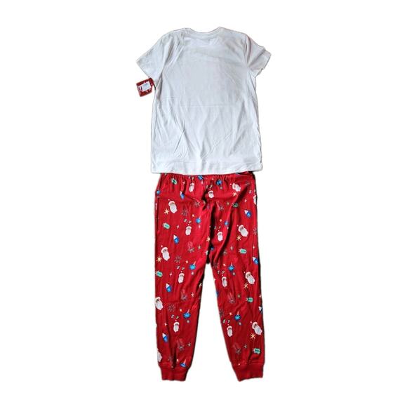 NEW! Wondershop Jingle Bells Santa Holiday 2 Pc Christmas Pajamas Women's Comfy - Picture 5 of 9